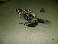 В Волгоградской области водитель упал с мотоцикла