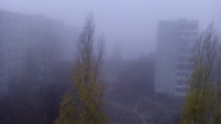 Волгоград заволокло туманом