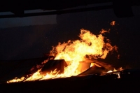 Под Волгоградом из горящего дома спасли 18 человек 