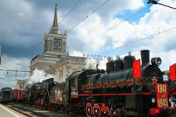 Агитационный ретро-поезд «Победа» прибыл в Волгоград