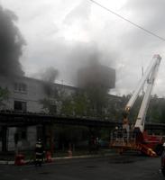В Волгограде пожар на Алюминиевом заводе