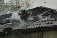 Пожар в частном доме