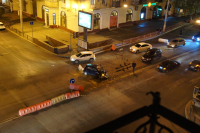 В Волгограде у Комсомольского моста разбилась иномарка