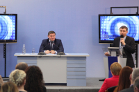 Пресс-конференция губернатора Волгоградской области Андрея Бочарова