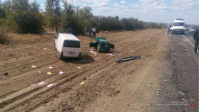 Под Волгоградом произошла смертельная авария: два человека погибли на месте