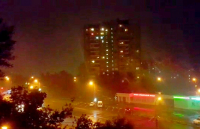 На столицу России обрушился сильнейший ураган. Видео