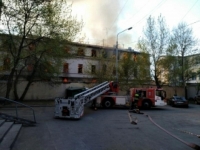 В Краснооктябрьском районе горело заброшенное здание