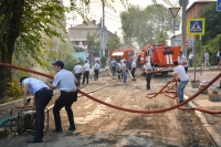 Пожар в Ростове-на-Дону локализован, но режим «ЧС» не снят