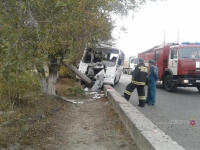 В Красноармейском районе Волгограда в ДТП попал рейсовый автобус