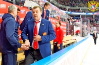 Главный тренер национальной сборной России по хоккею Олег Знарок 
