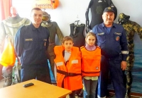 Волжские школьники посетили музей спасателей
