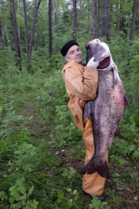 42-килограммового толстолобика поймали в Свердловской области