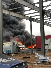 Пожар на рынке «Атлант-сити» в Ростове-на-Дону обошелся без жертв