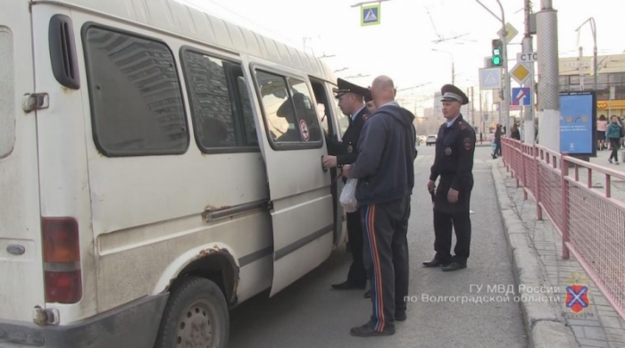 ГУ МВД: в Волгограде пассажиров возят маршрутки с неисправными тормозами