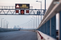На Крымском мосту движением машин будут управлять автоматически