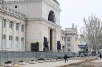 Ход реконструкции волгоградского вокзала проинспектировал глава РЖД