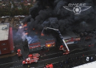 ГУ МЧС: пожар на рынке в Ростове-на-Дону полностью потушен