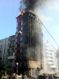 В Ростове-на-Дону после крупного пожара в гостинице возбудили уголовное дело