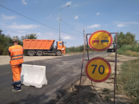 В Волгограде ремонтируют трассу «Качалинская – Вертячий – Гумрак»