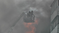 В Волгограде при пожаре пострадал мужчина