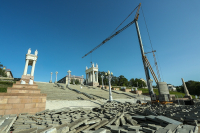 Реконструкцию набережной в Волгограде могут не закончить к концу этого года