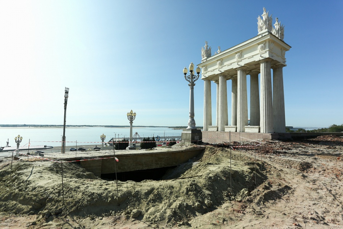 Реконструкцию набережной в Волгограде могут не закончить к концу этого года