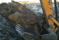 В Волгограде обнаружили ещё одну бомбу времён ВОВ