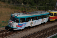 Стало известно, как в Волгограде спасали размытые ливнем трамвайные пути