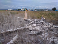 В Красноярском крае упал легкомоторный самолет