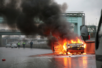 В Волгограде сгорела «Toyota Avensis»
