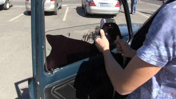 Волгоградские полицейские снова сняли с машин автолюбителей тонировку
