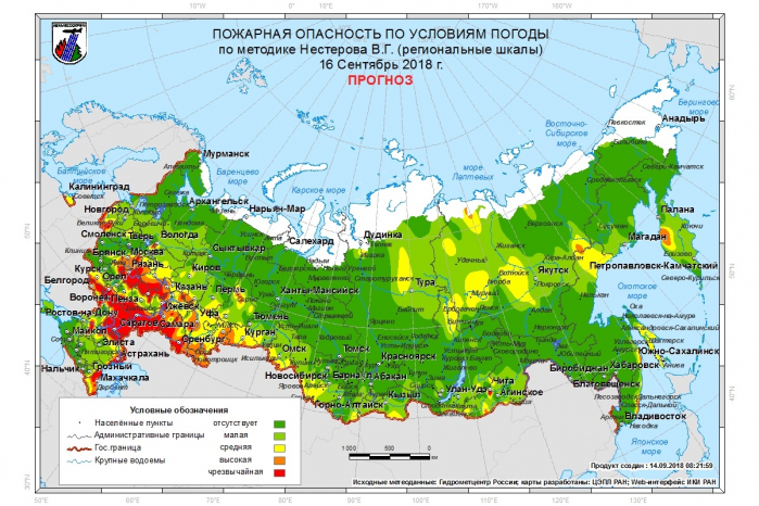 Рослесхоз заявил о массовых пожарах в лесах в 66 регионах РФ