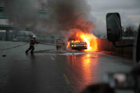 За минувшие сутки в Советском районе Волгограда сгорели 5 машин