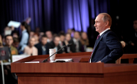 СМИ: названа приблизительная дата ежегодной пресс-конференции Путина