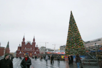 В Кремле нарядили главную новогоднюю ель России