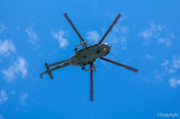 Над Волгоградом кружат вооруженные военные вертолеты