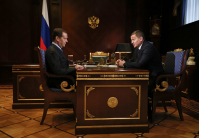 Встреча Андрея Бочарова с Дмитрием Медведевым