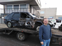 Пьяный житель Михайловского района угнал машину и попал в ДТП