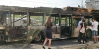 Расследованием возгорания в автобусе 55 займется его производитель