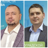 фото: ЦУР Волгоградской области — ВКонтакте/ справа - Максим Баннов/ слева - Олег Егорушин