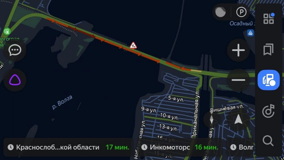 Карта гэс волжский пробки