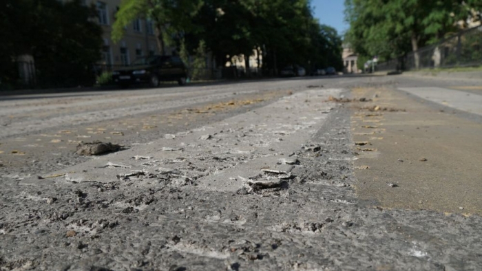 фото: разрушенная дорога. Анатолий Панчишкин