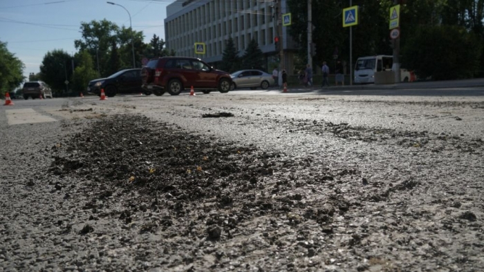 фото: разрушенная дорога. Анатолий Панчишкин