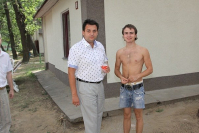 фото: Михеев с сыном. Волга-Каспий