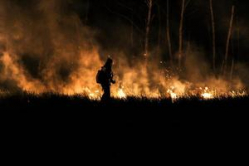 В Волгоградской области потушили 500 гектаров горящей степи