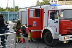 В здании «Волгоград-СИТИ» тушили условный пожар