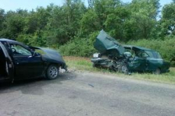 При лобовом столкновении в Волгоградской области погиб водитель «Лады»