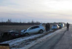 Под Волгоградом автоледи на иномарке убила мужа в аварии