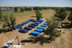 Для украинских беженцев под Волжским развернули палаточный городок