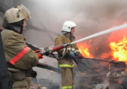 В День защитника Отечества под Волгоградом сгорел дом с детьми